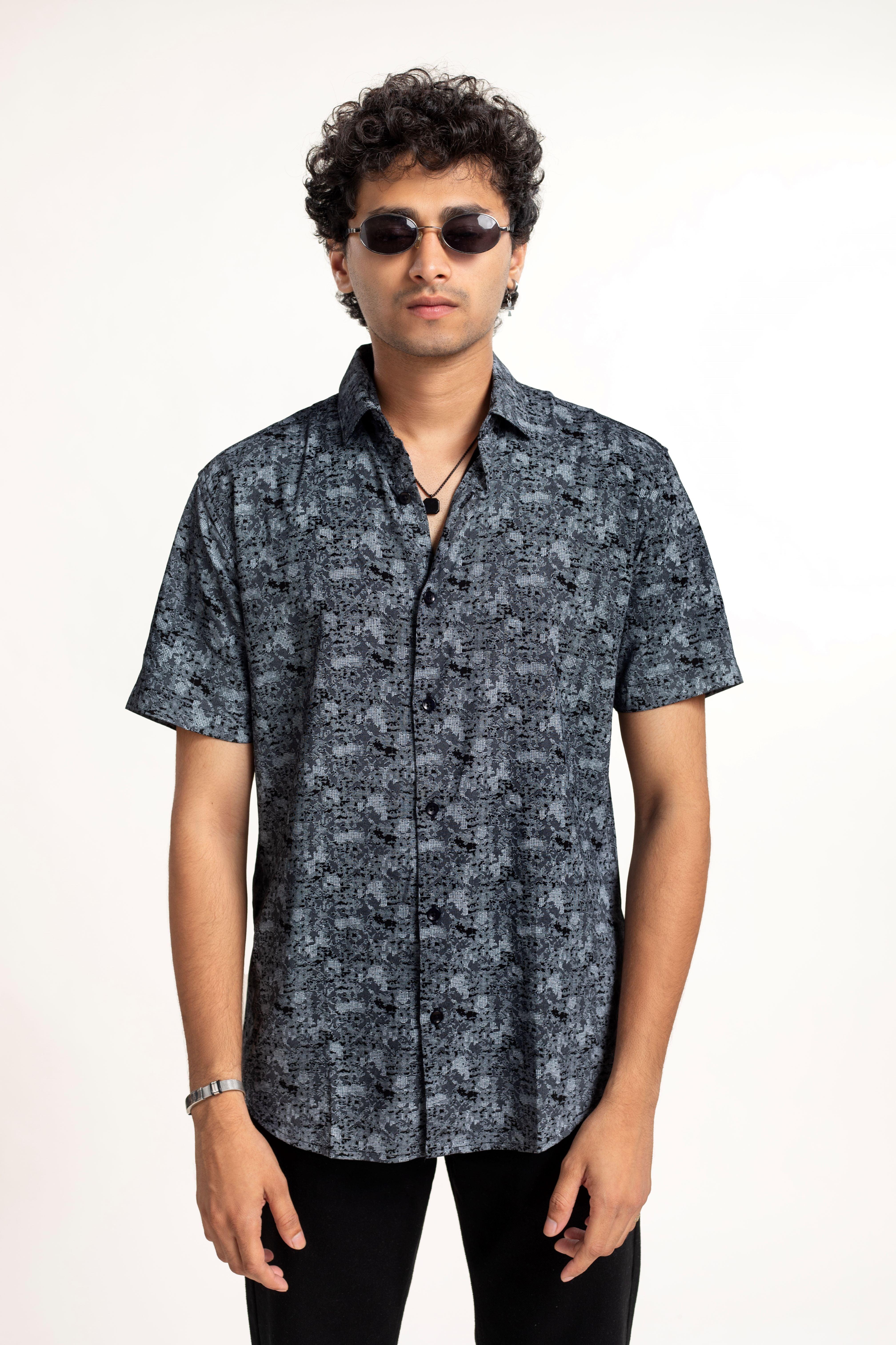 Easy Going Ash Black Shirt - Peprikka