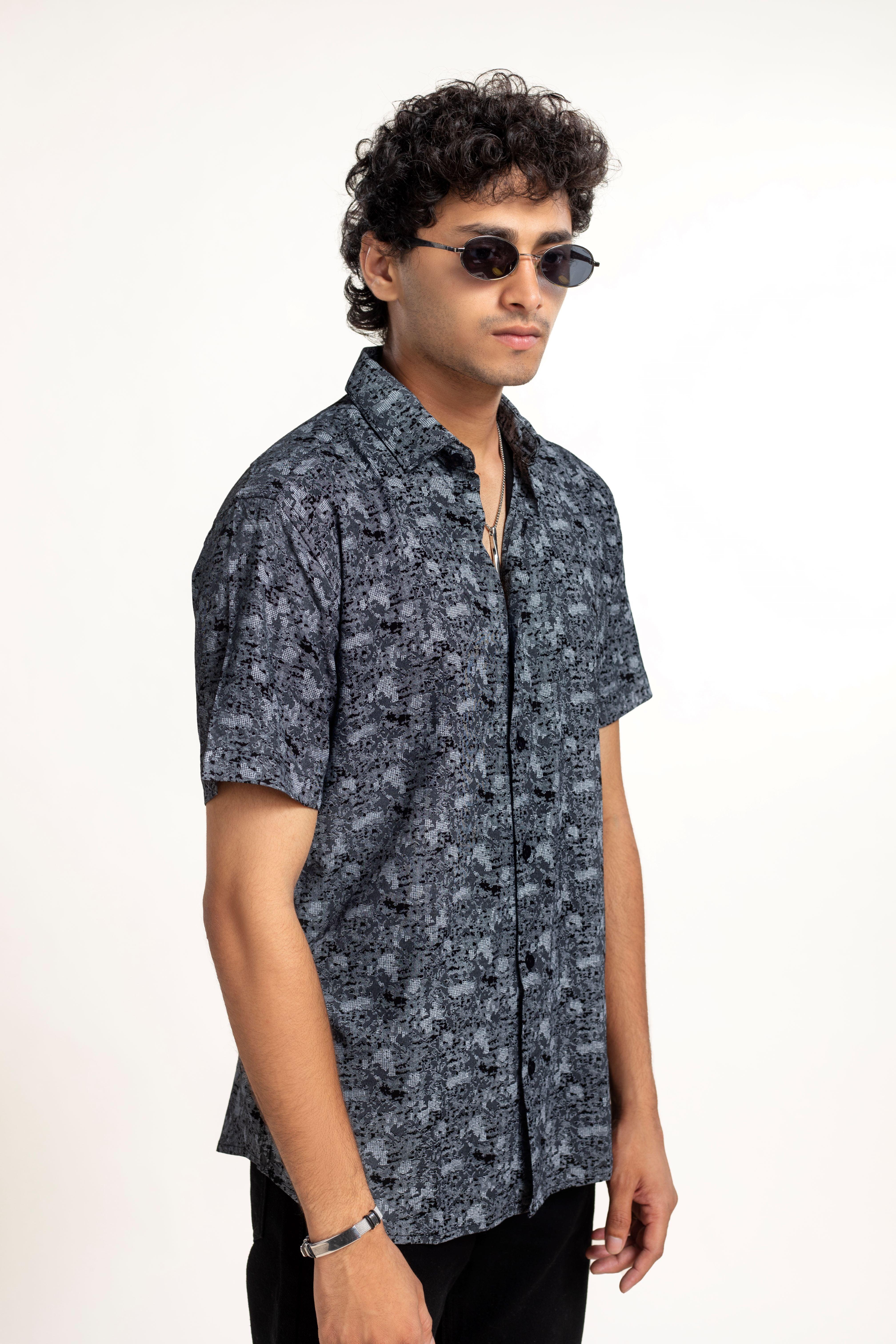 Easy Going Ash Black Shirt - Peprikka