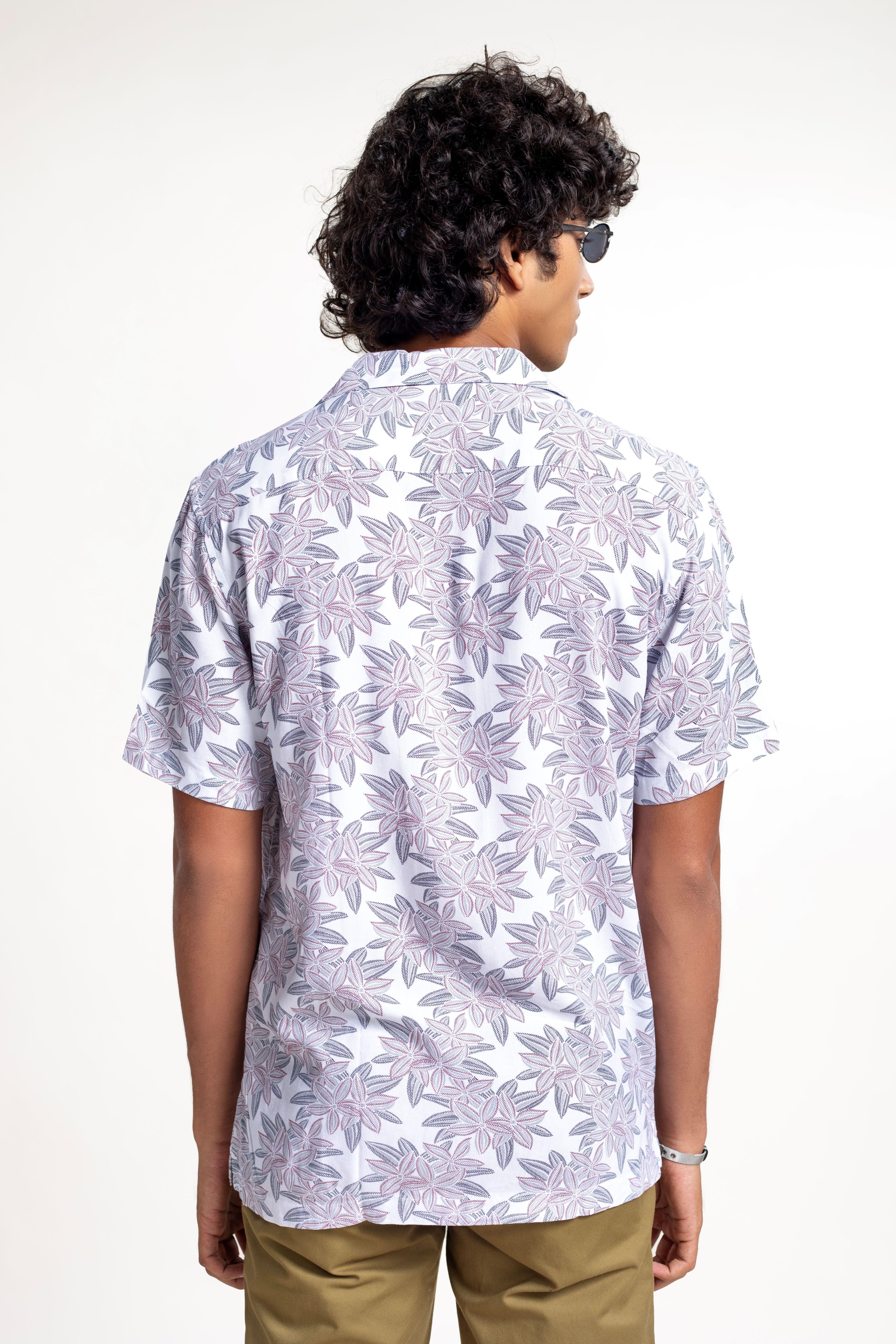 Greyed Garden Resort Shirt - Peprikka